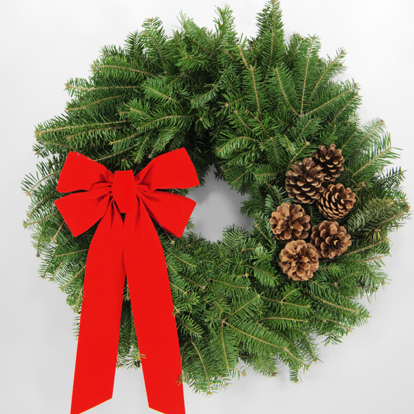 Christmas Wreaths and Christmas Trees, Fresh Maine Balsam from