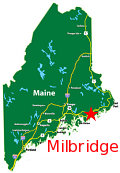 Milbridge on the Coast of Maine