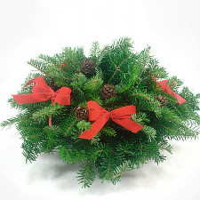 Balsam & Bows Centerpiece